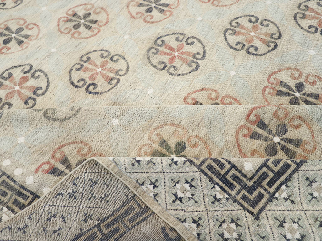 Modern East Turkestan Khotan Large Room Size Carpet, No.32206 - Gsblank