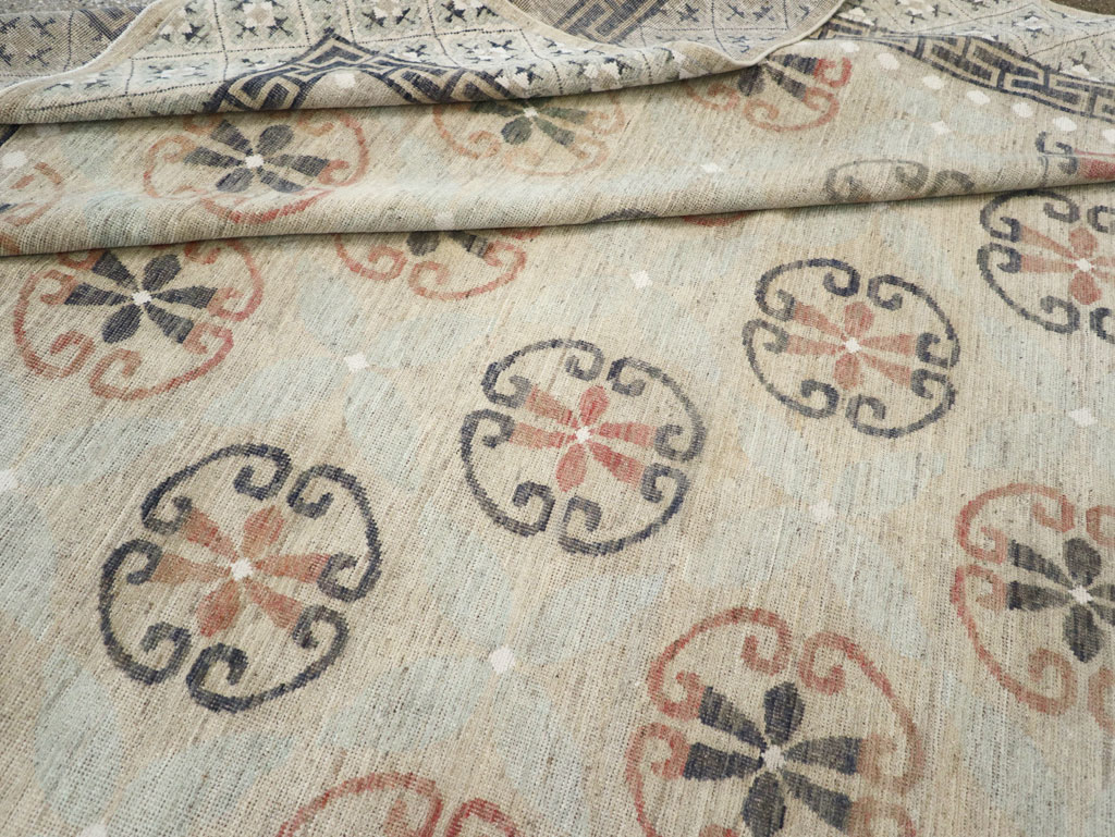 Modern East Turkestan Khotan Large Room Size Carpet, No.32206 - Gsblank