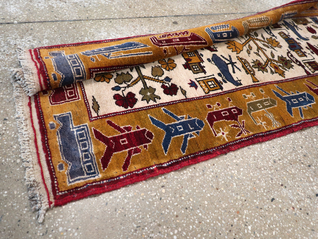 Vintage Afghan War Rug, No.32212 - Gsblank
