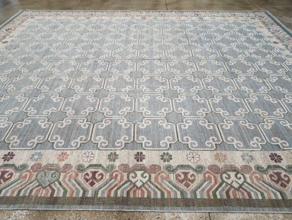 Modern East Turkestan Khotan Large Room Size Carpet, No.32219 - Gsblank