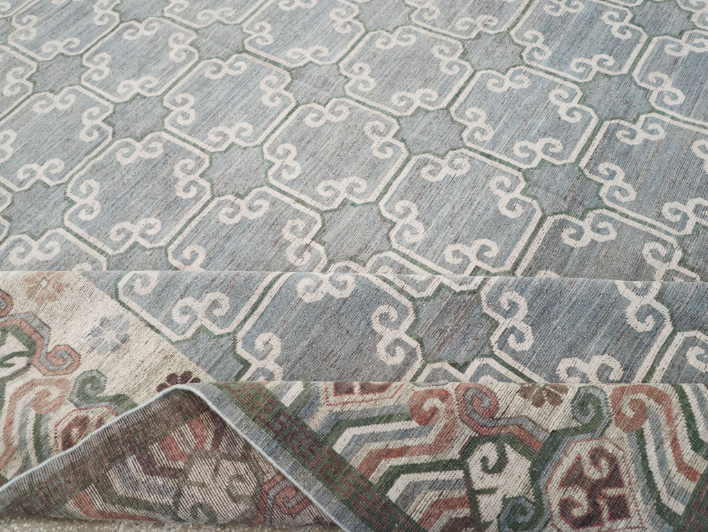 Modern East Turkestan Khotan Large Room Size Carpet, No.32219 - Gsblank