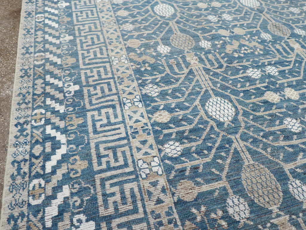 Modern East Turkestan Khotan Small Room Size Carpet, No.32221 - Gsblank