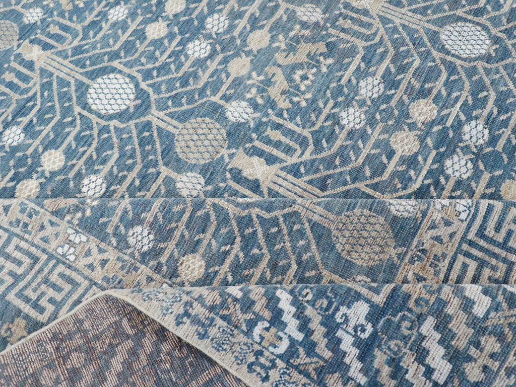 Modern East Turkestan Khotan Small Room Size Carpet, No.32221 - Gsblank