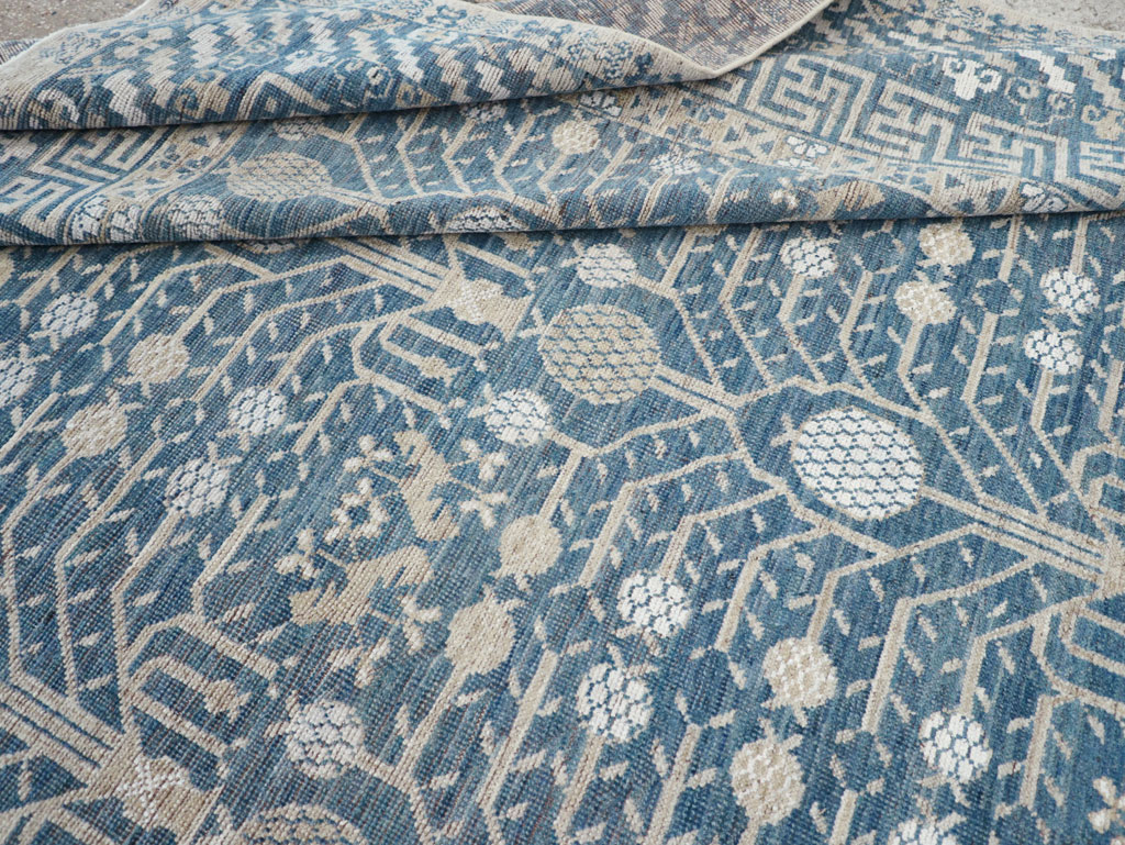 Modern East Turkestan Khotan Small Room Size Carpet, No.32221 - Gsblank