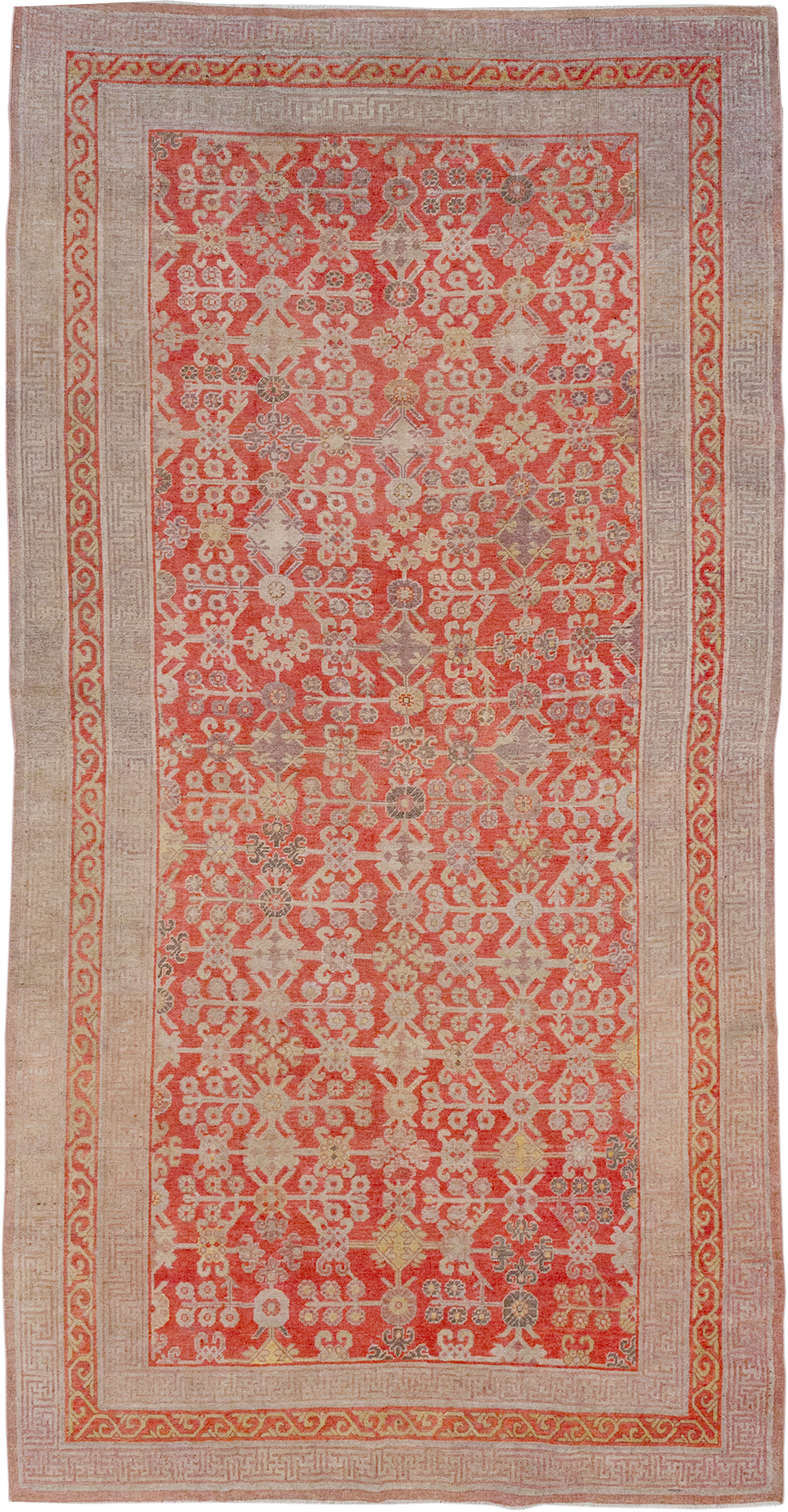 Antique East Turkestan Khotan Gallery Carpet, No.32227 - Gsblank