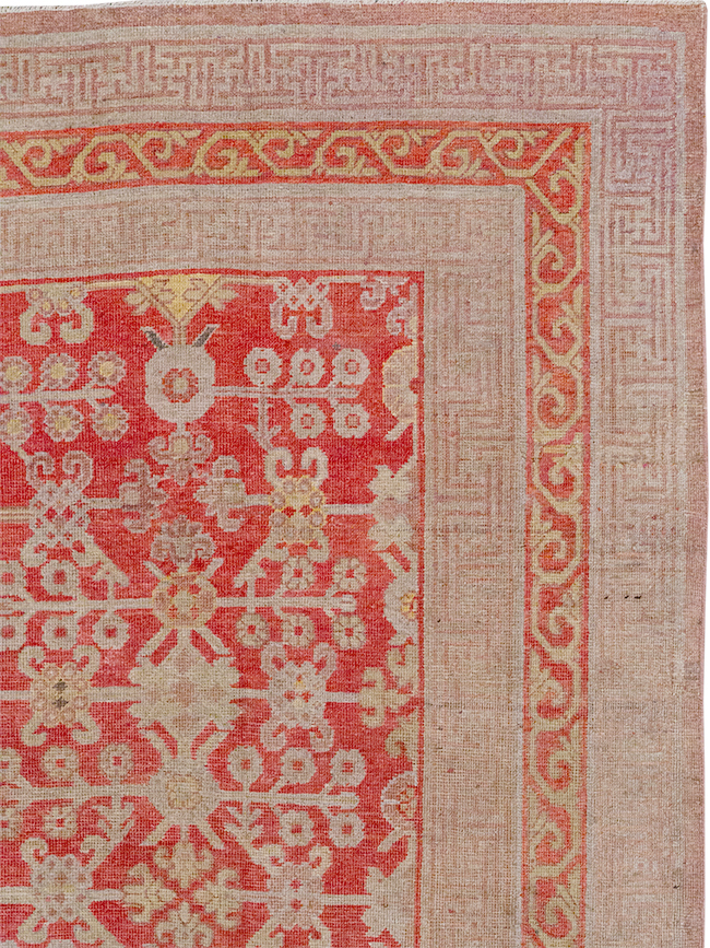 Antique East Turkestan Khotan Gallery Carpet, No.32227 - Gsblank