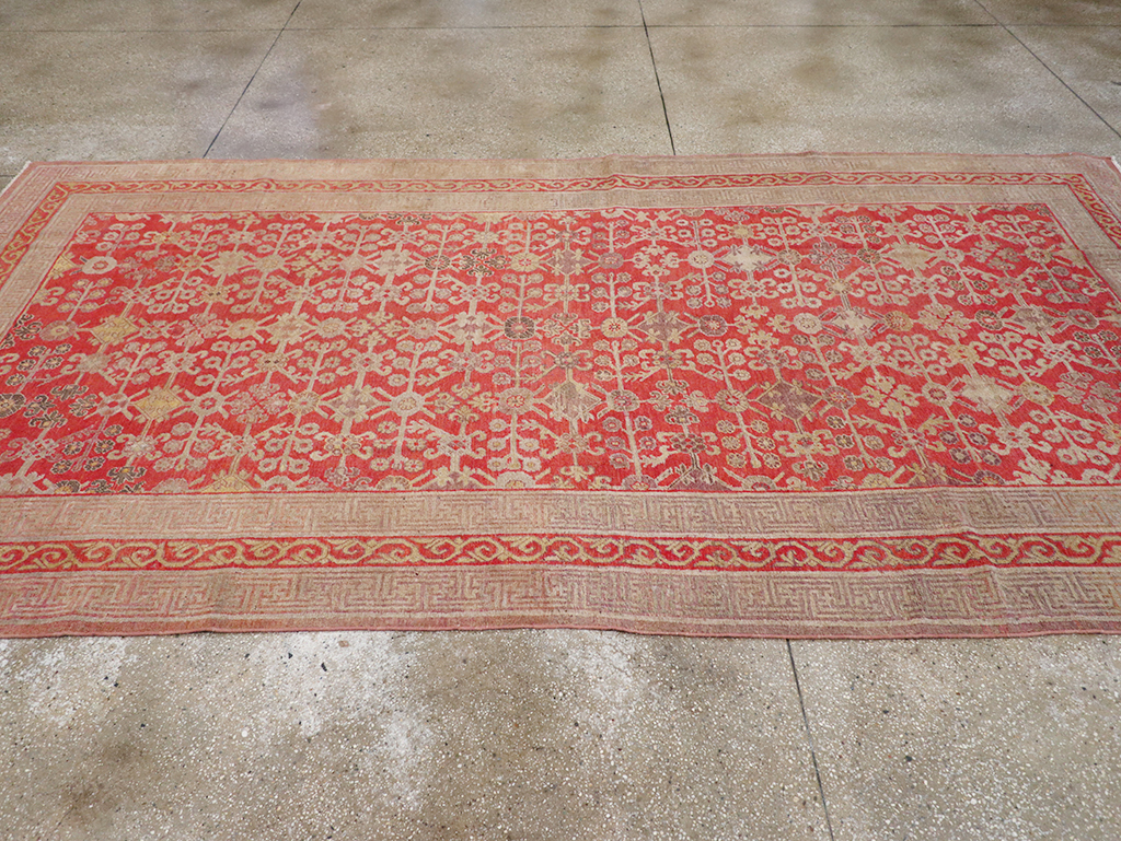 Antique East Turkestan Khotan Gallery Carpet, No.32227 - Gsblank