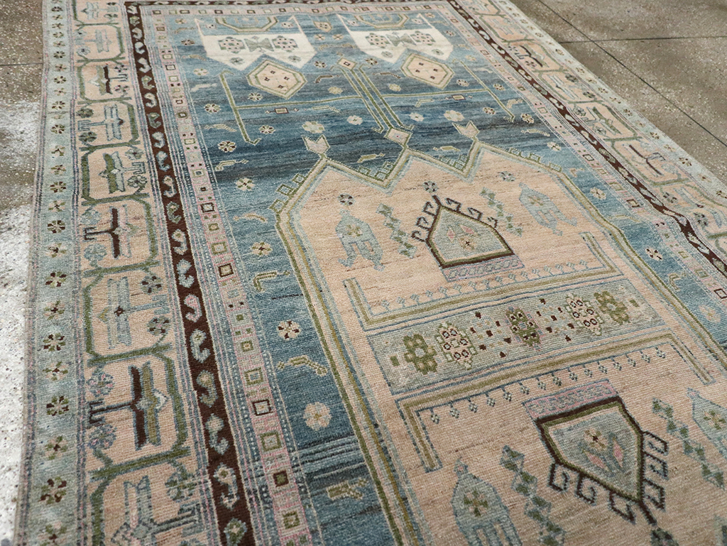 Vintage Persian Kurd Runner, No.32228 - Gsblank