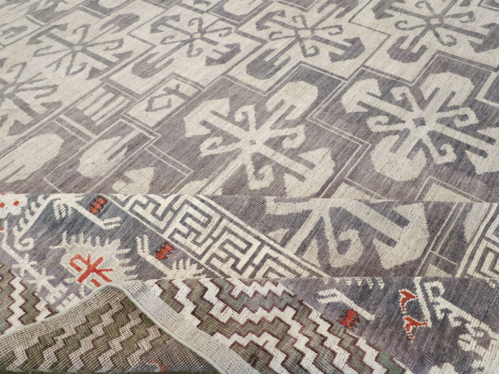 Modern East Turkestan Khotan Large Square Carpet, No.32245 - Gsblank