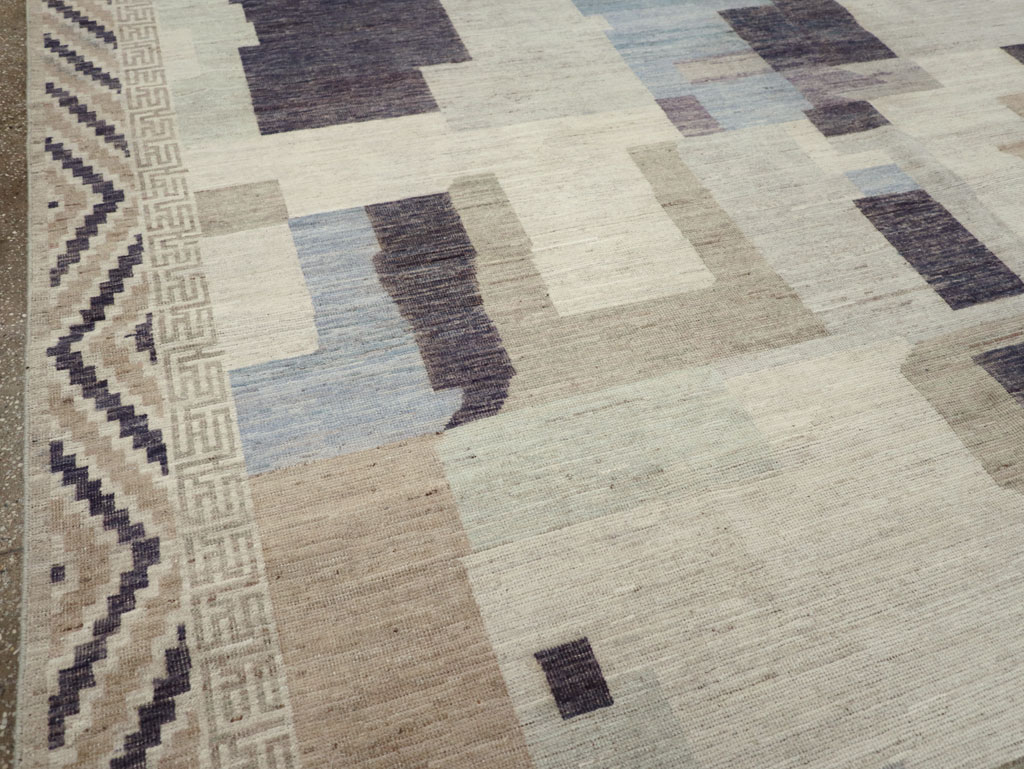 Modern East Turkestan Khotan Room Size Carpet, No.32246 - Gsblank