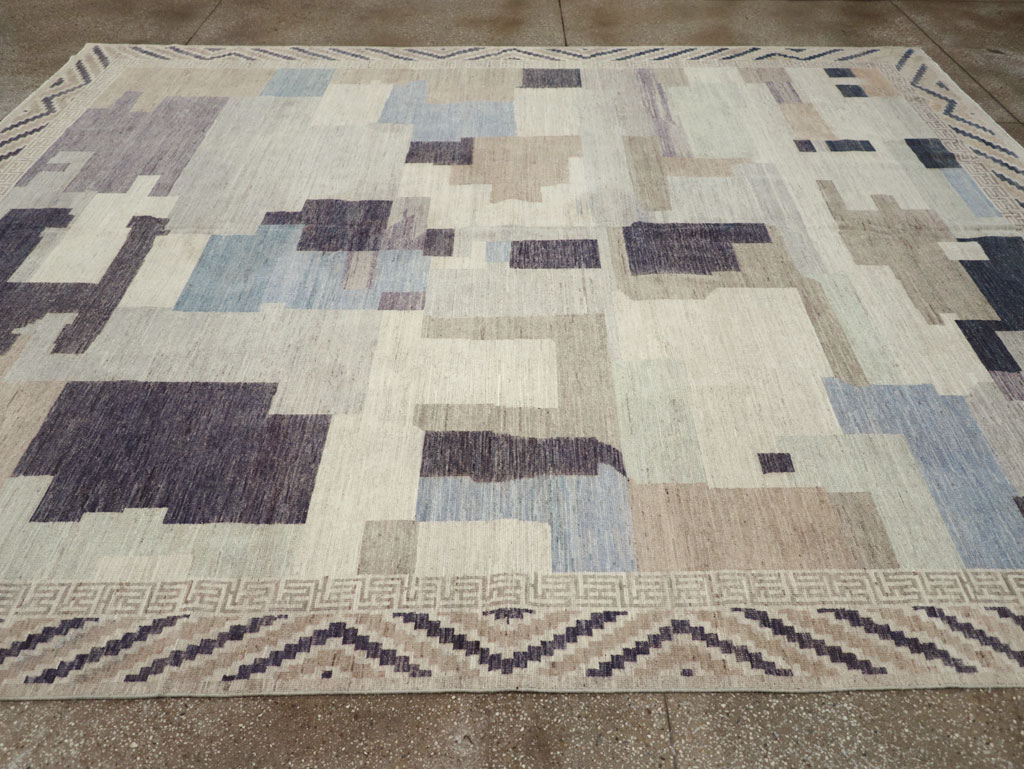 Modern East Turkestan Khotan Room Size Carpet, No.32246 - Gsblank