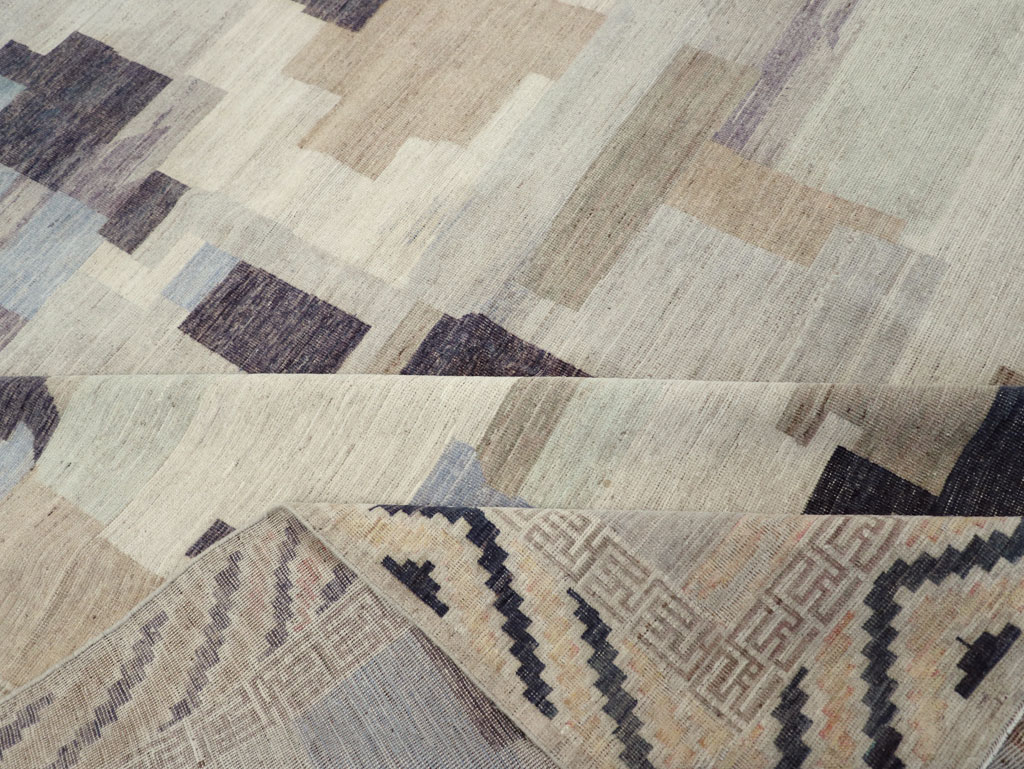 Modern East Turkestan Khotan Room Size Carpet, No.32246 - Gsblank