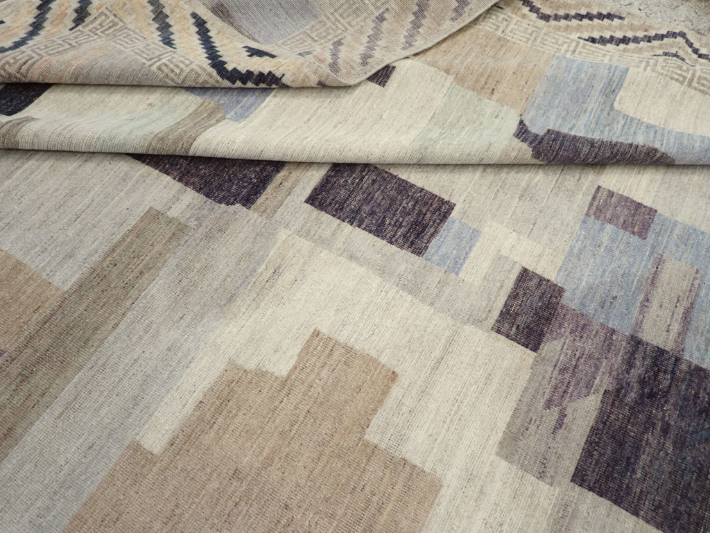 Modern East Turkestan Khotan Room Size Carpet, No.32246 - Gsblank