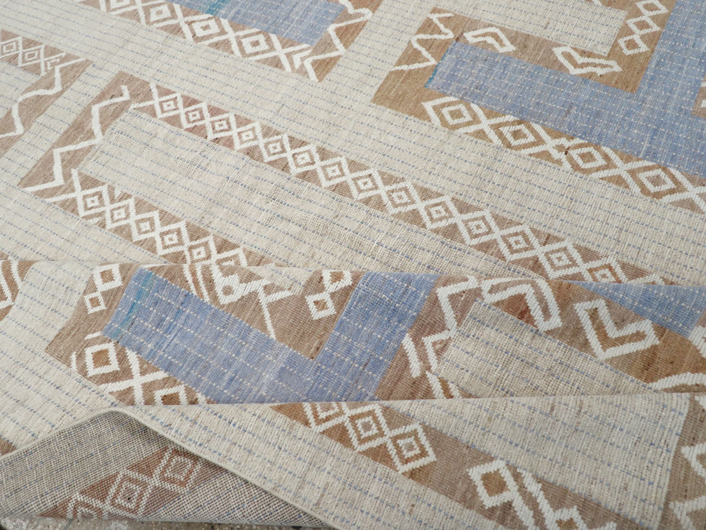 African Tuareg Inspired Modern East Turkestan Khotan Room Size Carpet, No.32248 - Gsblank