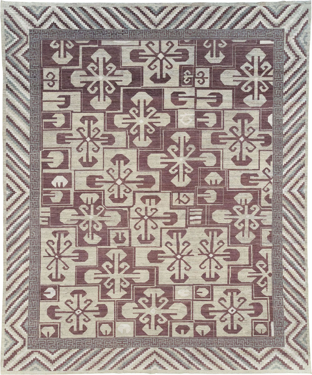 Modern East Turkestan Khotan Large Room Size Carpet, No.32250 - Gsblank