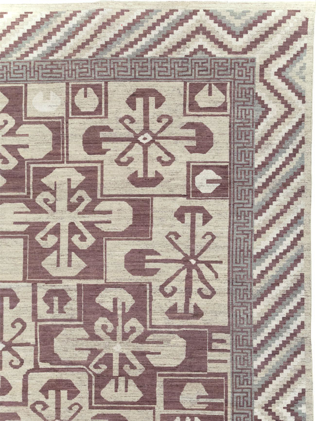 Modern East Turkestan Khotan Large Room Size Carpet, No.32250 - Gsblank