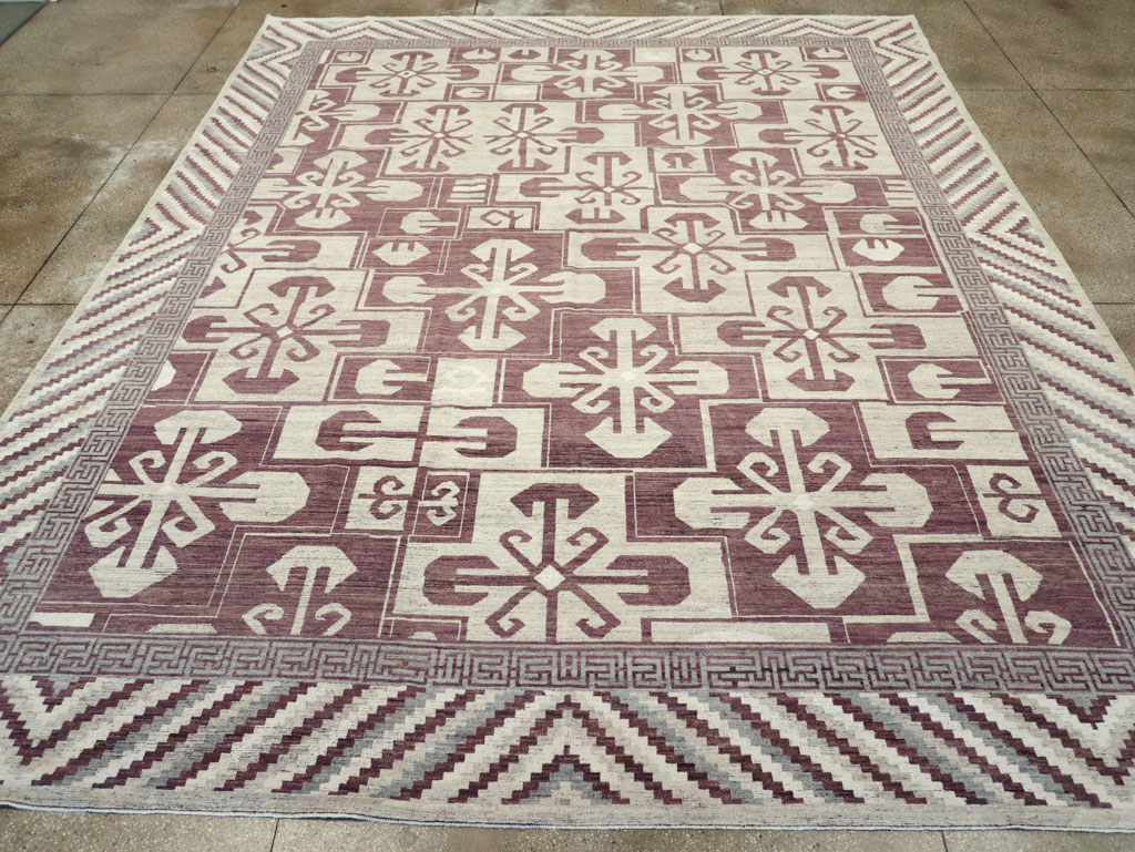 Modern East Turkestan Khotan Large Room Size Carpet, No.32250 - Gsblank