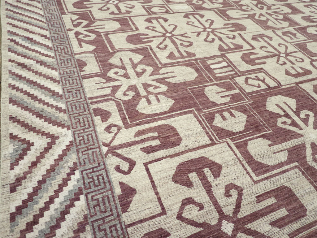 Modern East Turkestan Khotan Large Room Size Carpet, No.32250 - Gsblank