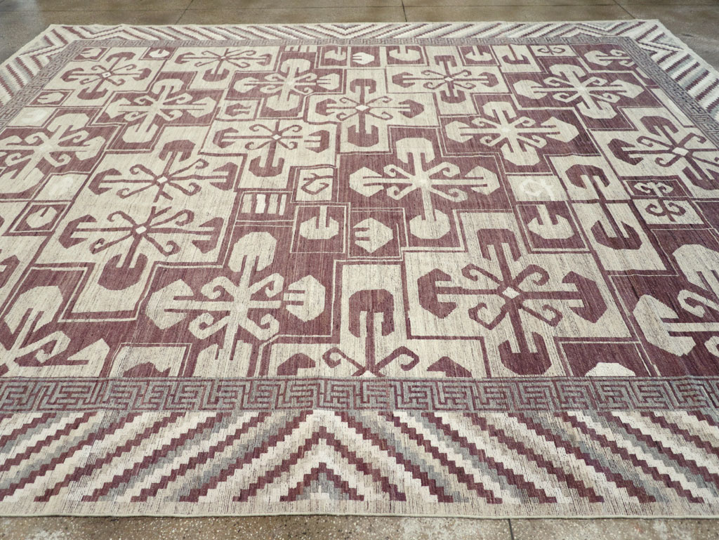 Modern East Turkestan Khotan Large Room Size Carpet, No.32250 - Gsblank