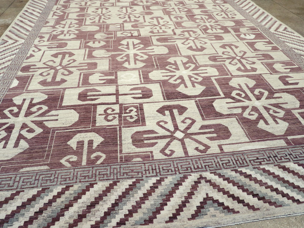 Modern East Turkestan Khotan Large Room Size Carpet, No.32250 - Gsblank