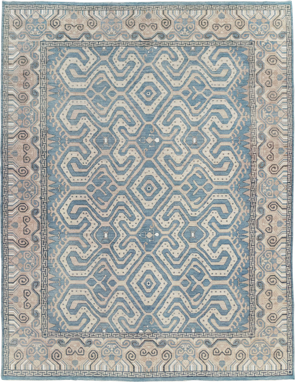 Modern East Turkestan Khotan Room Size Carpet, No.32251 - Gsblank