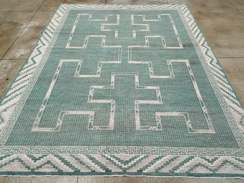 Modern African Tuareg Inspired East Turkestan Khotan Carpet, No.32252 - Gsblank