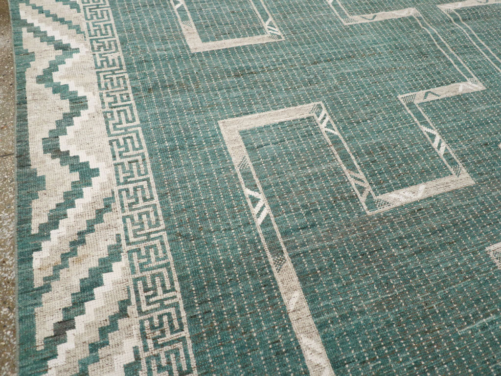 African Tuareg Inspired Modern East Turkestan Khotan Carpet, No.32252 - Gsblank