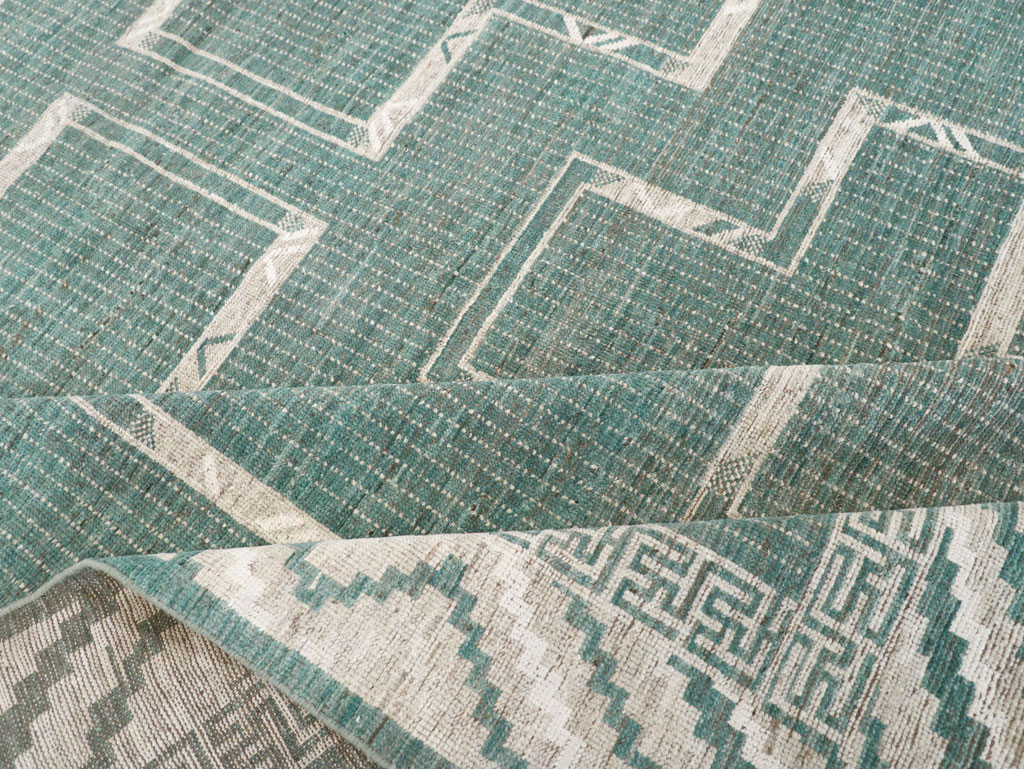 African Tuareg Inspired Modern East Turkestan Khotan Carpet, No.32252 - Gsblank