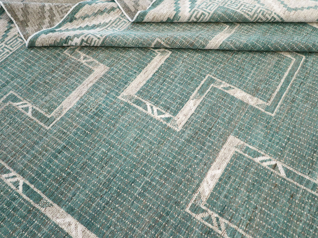 African Tuareg Inspired Modern East Turkestan Khotan Carpet, No.32252 - Gsblank