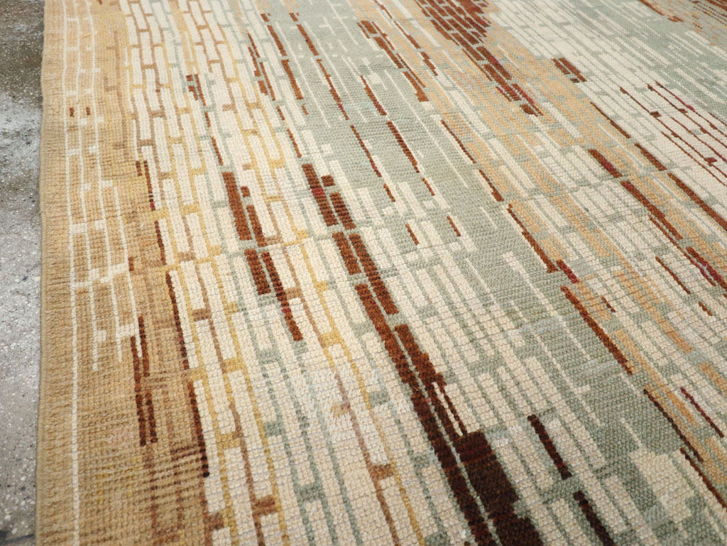 Vintage French Art Deco Small Room Size Carpet, No.32258 - Gsblank