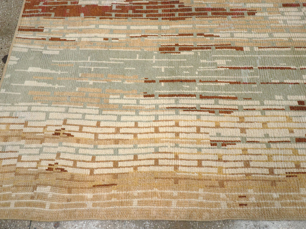 Vintage French Art Deco Small Room Size Carpet, No.32258 - Gsblank