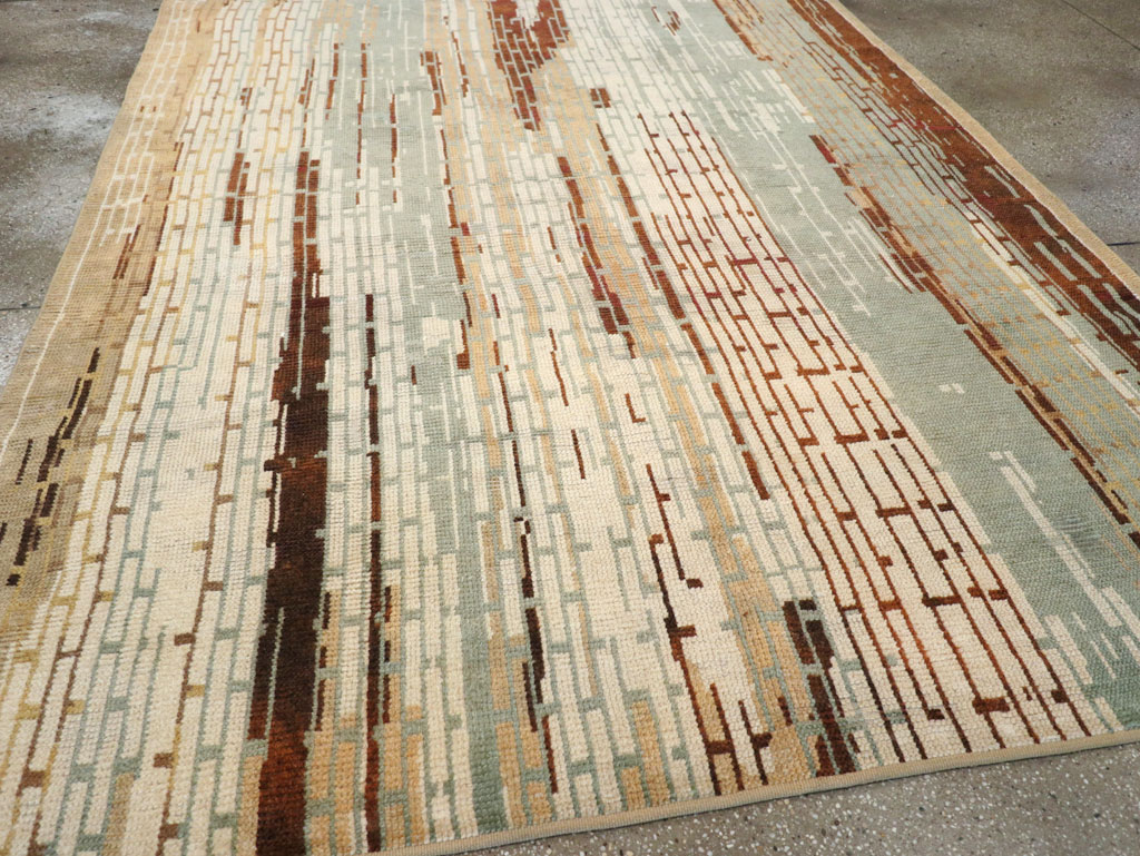 Vintage French Art Deco Small Room Size Carpet, No.32258 - Gsblank