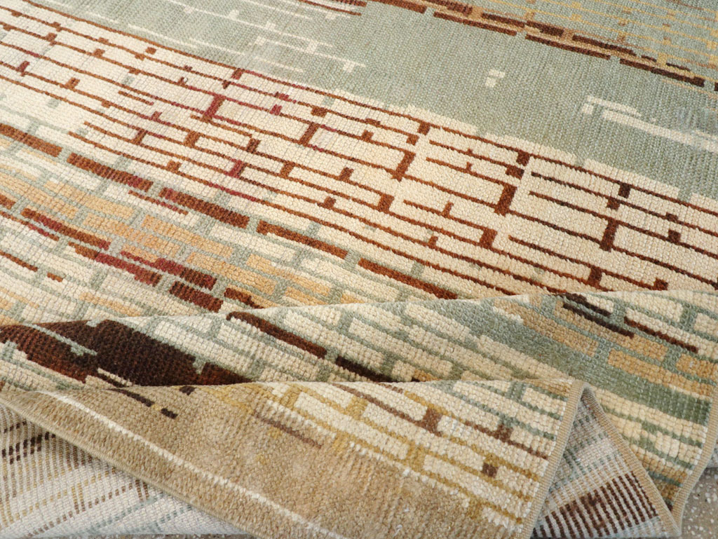 Vintage French Art Deco Small Room Size Carpet, No.32258 - Gsblank