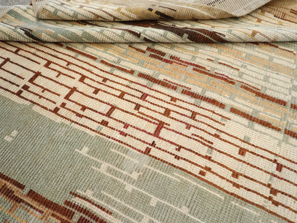 Vintage French Art Deco Small Room Size Carpet, No.32258 - Gsblank