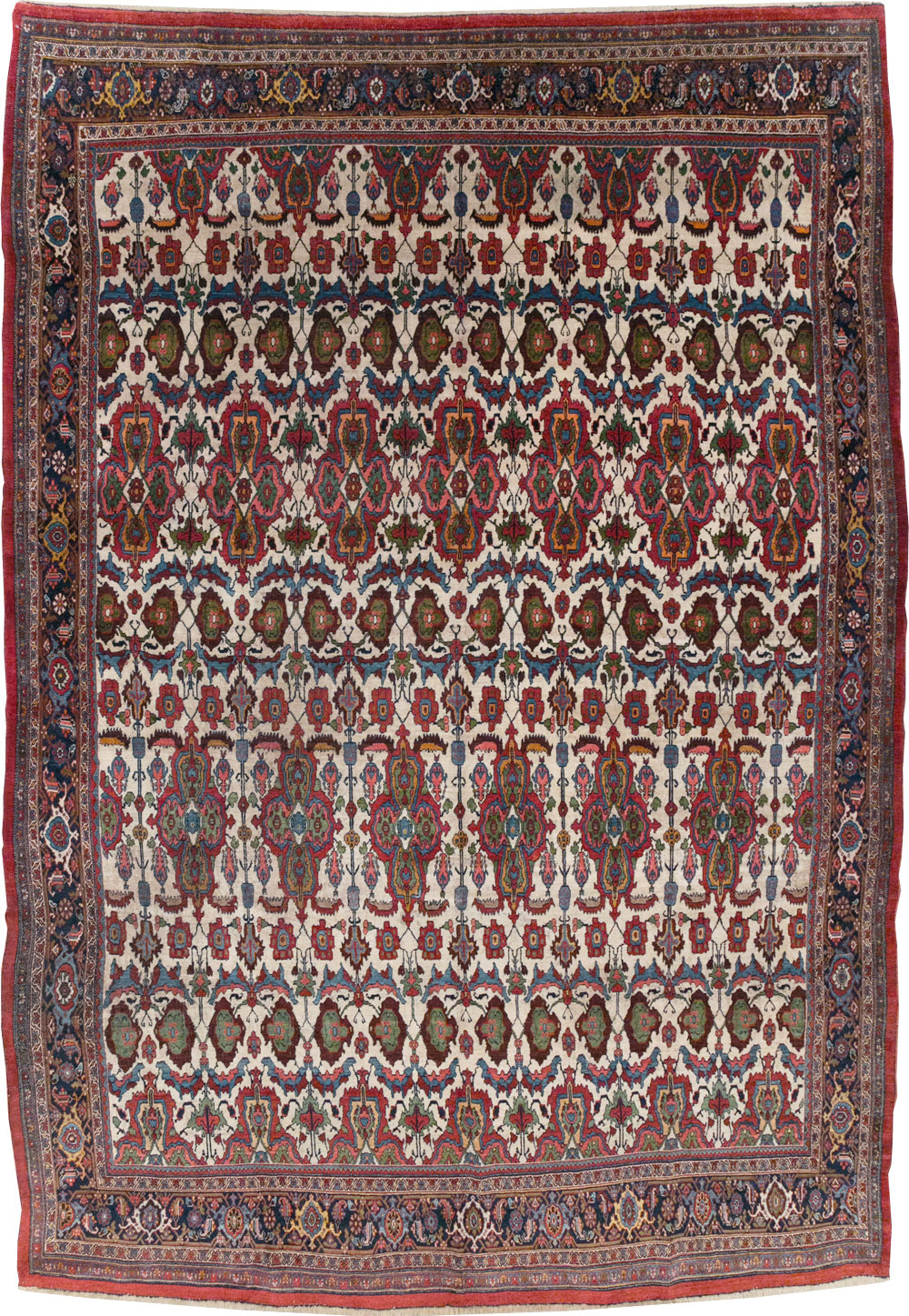 Antique Persian Bidjar Room Size Carpet, No.32260 - Gsblank