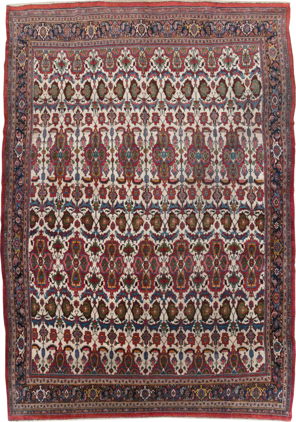 Antique Persian Bidjar Room Size Carpet, No.32260 - Gsblank
