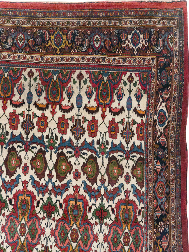 Antique Persian Bidjar Room Size Carpet, No.32260 - Gsblank