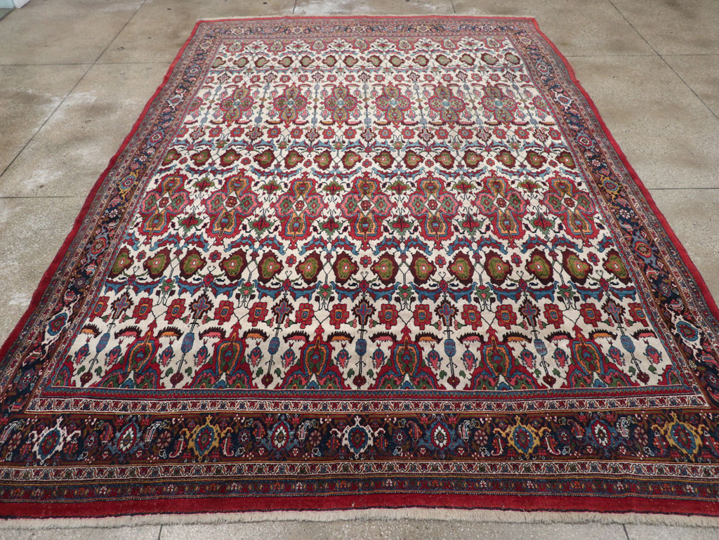 Antique Persian Bidjar Room Size Carpet, No.32260 - Gsblank