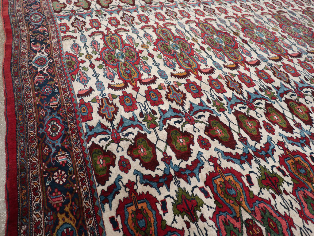 Antique Persian Bidjar Room Size Carpet, No.32260 - Gsblank