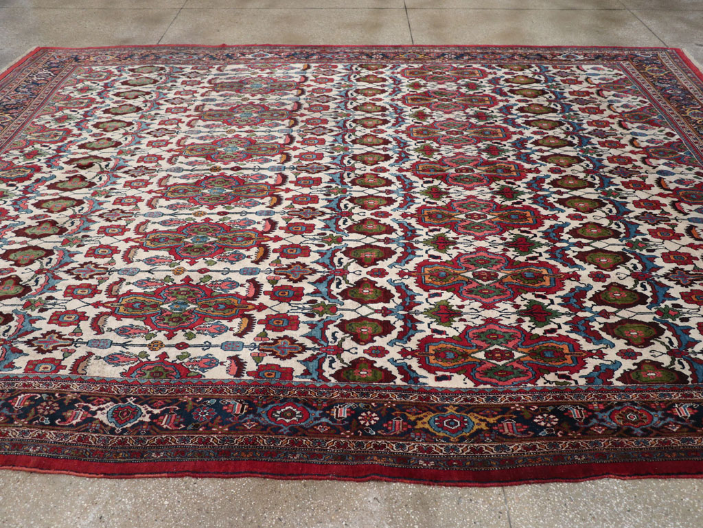 Antique Persian Bidjar Room Size Carpet, No.32260 - Gsblank