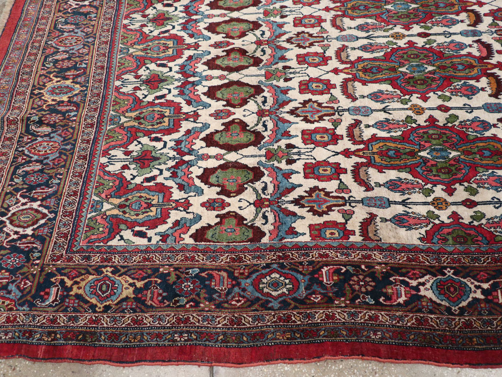 Antique Persian Bidjar Room Size Carpet, No.32260 - Gsblank