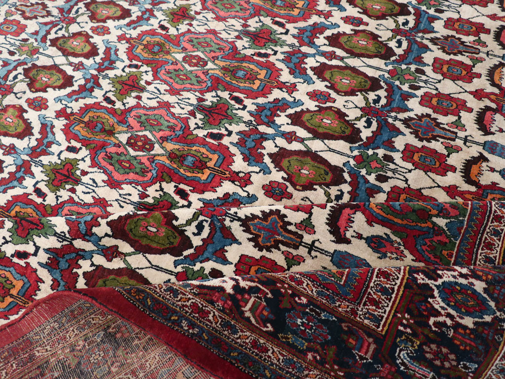 Antique Persian Bidjar Room Size Carpet, No.32260 - Gsblank