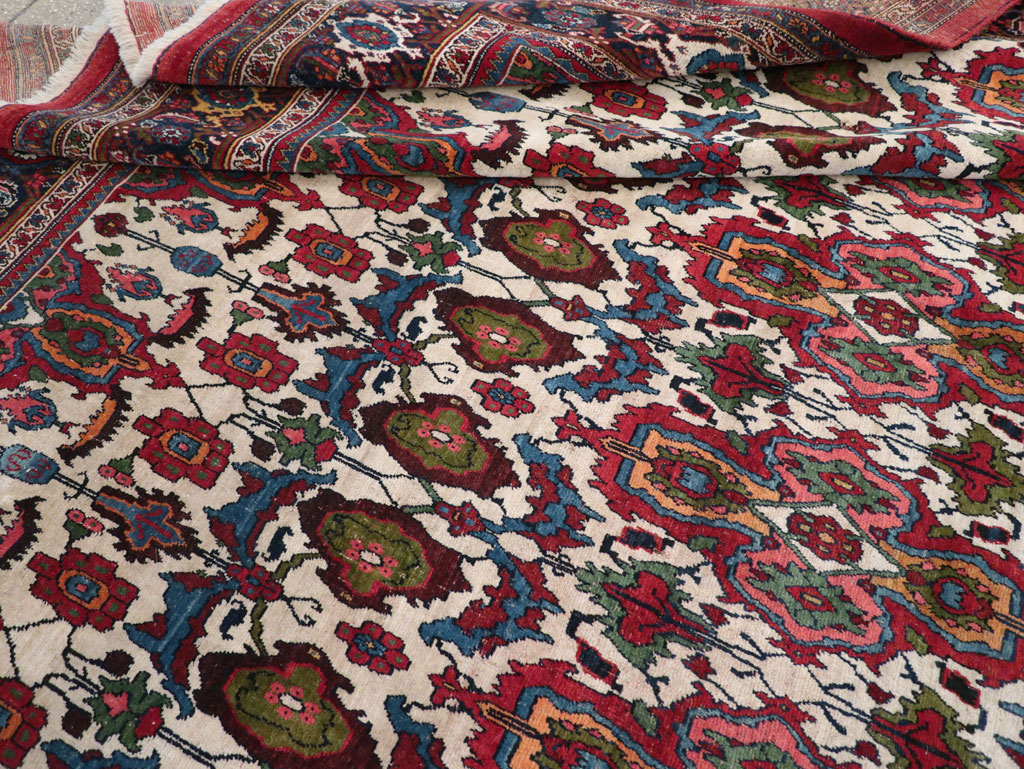 Antique Persian Bidjar Room Size Carpet, No.32260 - Gsblank