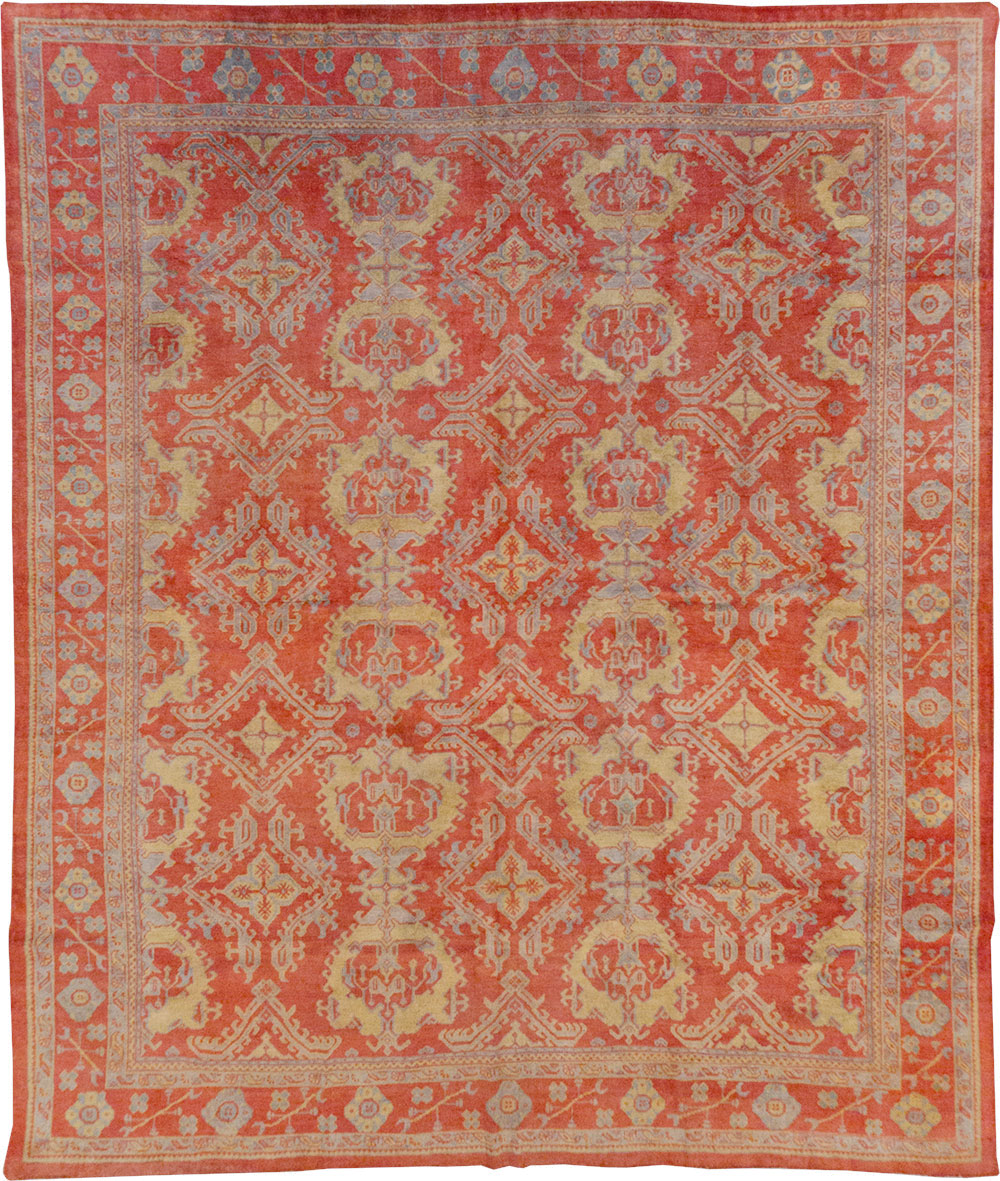 Antique Turkish Oushak Carpet, No.32262 - Gsblank