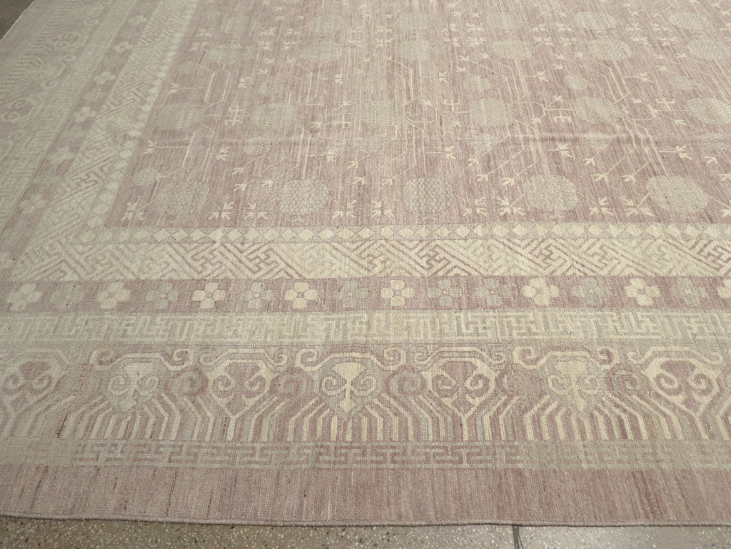 Modern East Turkestan Khotan Oversize Carpet, No.32266 - Gsblank