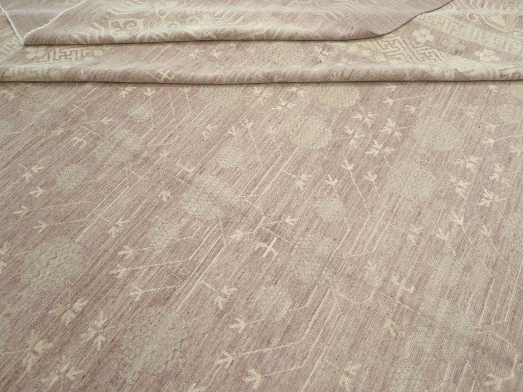 Modern East Turkestan Khotan Oversize Carpet, No.32266 - Gsblank