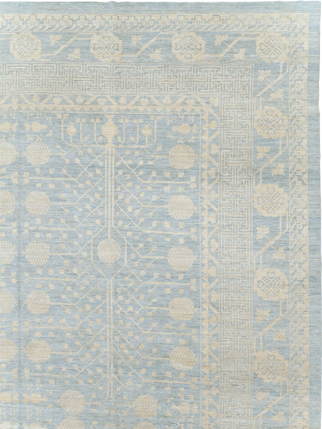 Modern East Turkestan Khotan Oversize Carpet, No.32267 - Gsblank