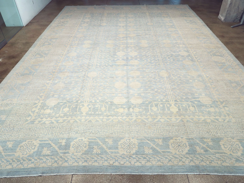 Modern East Turkestan Khotan Oversize Carpet, No.32267 - Gsblank