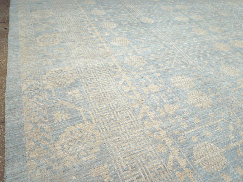 Modern East Turkestan Khotan Oversize Carpet, No.32267 - Gsblank