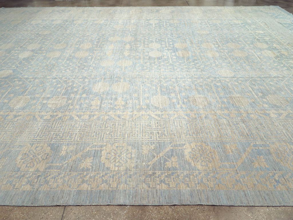 Modern East Turkestan Khotan Oversize Carpet, No.32267 - Gsblank